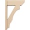 Ekena Millwork 8-in W x 24-in D x 36-in H Balboa Slat Rough Cedar Woodgrain TimberThane Outlooker, Primed Tan OUTUR080X24X36BOA24RCPR - alternate 3